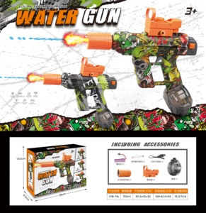 Nuova Pistola ad Acqua Elettrica Potenziata a Lunga Gittata con Spray e LED per Giochi Estivi in Piscina per Bambini e Adulti - Product Image 2