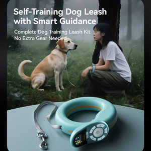 USMILEPET 스마트 반려동물 훈련용 리드줄, 당김 방지 목줄 포함 스마트 자동 무선 강아지 훈련 목줄 - Product Image 3