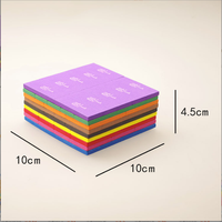 Tuiles de couleur personnalisées, multicolores, souples, en EVA imprimé, lavables, non magnétiques, pour la mesure de la surface (manipulatives mathématiques)