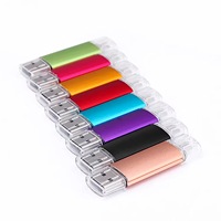 Unidad Flash USB OTG Mini, Memoria USB de 4GB 8GB 16GB 2.0, Unidad Flash USB Metálica de 32GB, Pendrive OTG Metálico Resistente