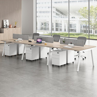 Personnel Bureau Bureau Mobilier de Bureau Ensemble Table d'Ordinateur 2 4 6 Places Poste de Travail