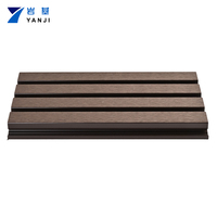 Panneau d'intimité Yanji pour jardin, en composite bois-plastique, extérieur, antidérapant, résistant aux intempéries, revêtement mural WPC