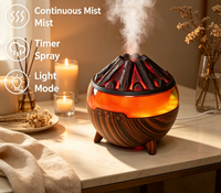 Diffuseur d'huiles essentielles avec télécommande, contrôlable par application, pour usage hôtelier, lumière LED sept couleurs, minuterie quatre niveaux, grand réservoir d'eau