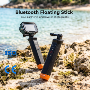 Perche à selfie étanche 15 m avec <span class=keywords><strong>poignée</strong></span> flottante et télécommande Bluetooth pour caméra d'action <span class=keywords><strong>GoPro</strong></span> Hero13/12/11/10/9 - Product Image 1
