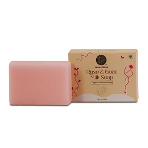 Savon hydratant 100% naturel au lait de chèvre et à la rose pour une hydratation intense, un nettoyage doux, la réparation des peaux sèches et des soins naturels. - Product Image 2