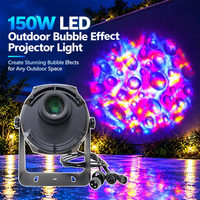 Projecteur LED extérieur 150W en alliage d'aluminium, étanche IP65, effet bulle, éclairage publicitaire, certifié ROHS