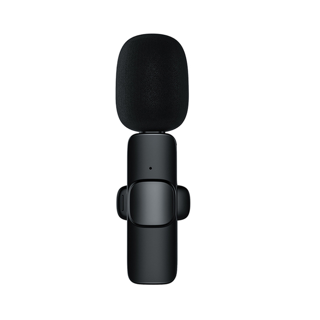 Portable USB Condenser Wireless Lavalier Microphone Lapel Audio Mixer Cordless Clip Microphone Lavalier Microphones Plastic OEM
