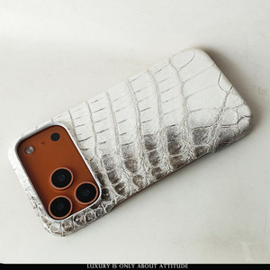 เคสโทรศัพท์มือถือหนังแท้หรูหราคุณภาพสูงแบบ Himalaya Croco Dile สำหรับ <span class=keywords><strong>iPhone</strong></span> 17 <span class=keywords><strong>PROMAX</strong></span> - Product Image 5