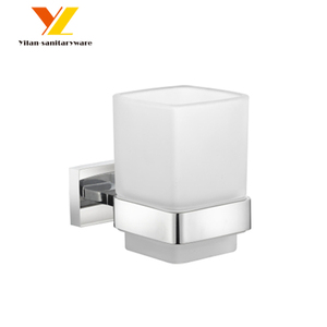 Dispenser di sapone <span class=keywords><strong>liquido</strong></span> manuale ottone cromato di alta qualità Design moderno piatto di <span class=keywords><strong>vetro</strong></span> per uso alberghiero - Product Image 5