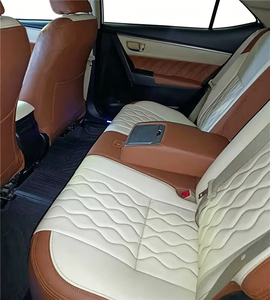 Housses <span class=keywords><strong>de</strong></span> siège auto sur mesure pour <span class=keywords><strong>Ford</strong></span> <span class=keywords><strong>F150</strong></span>, Isuzu DMAX, K5, A7 Pickup - Cuir NAPA écologique toutes saisons, ensemble complet - Product Image 3