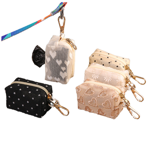 Dispensador de Bolsas para Excrementos de Perro, Estilo Coreano, Ecológico, de Malla de Nailon Transparente, Ligero, para Exteriores, Modelo CPBH, Color Sólido - Product Image 1