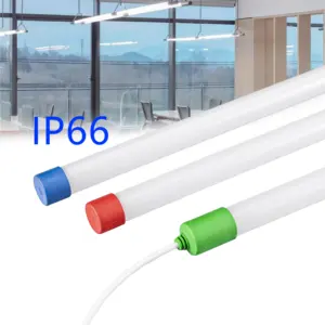 DC12V 24V 220V IP65 1.2m Waterproof T8 Led Tube Light Red Yellow Blue Green Tri-color Led Tube Light