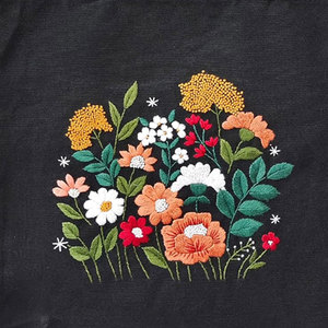 Bolsa de Mano Bordada a Mano a Precio Económico al por Mayor para Mujer, Bolsa de Lona Personalizada Hecha a Mano, Bolsa de Lona con Bordado Personalizado - Product Image 6