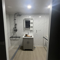 Maison préfabriquée de luxe en acier, extensible, avec salle de bain et cuisine, pour application en villa