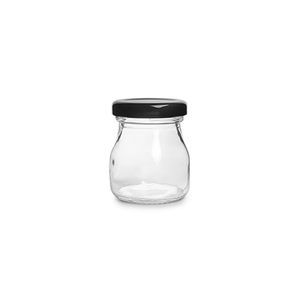 Mini <span class=keywords><strong>pot</strong></span> très mignon, <span class=keywords><strong>petit</strong></span> <span class=keywords><strong>pot</strong></span> en verre bon marché pour pudding, crème, beurre avec couvercle en métal 50 ml - Product Image 1