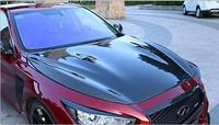 Capot de moteur en fibre de carbone de Style GTR pour Infiniti Q50 Q50L