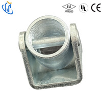 Support Sismique Réglable Robuste UTT1001 pour Disturbances Sismiques avec Tube Rond de 1 Pouce en Acier au Carbone Électrogalvanisé