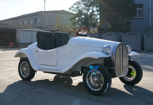 รถชมวิวไฟฟ้าขนาดเล็ก 4 ล้อ รุ่น HYS สีสั่งทำพิเศษ สำหรับนักท่องเที่ยว แบบเปิดประทุน 2 ที่นั่ง รับประกัน 2 ปี - Product Image 4