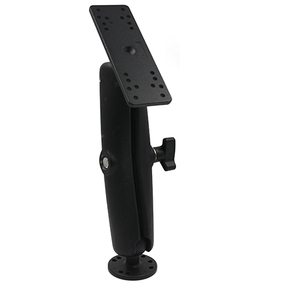 C Sizes 1.5" Aluminium Long Double <b>Socket</b> Arm Ball Mount With 6.25" X 2" Rectangle Base for GNSS Guidance System - Product Image 4