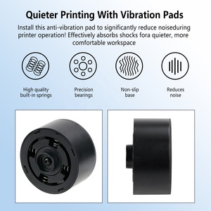 4 coussinets anti-vibrations pour Bambu Lab P2S <span class=keywords><strong>X2D</strong></span> Anycubic S1, pieds en caoutchouc absorbant les chocs, amortisseur de vibrations - Product Image 5