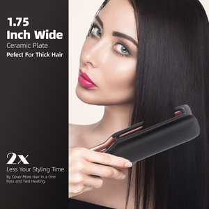 Multi Professional 2 in 1 <strong>Hair</strong> <strong>Straightener</strong> 500 Degree Titanium Flat Irons Ionic <strong>Hair</strong> <strong>Straightener</strong> - Product Image 3