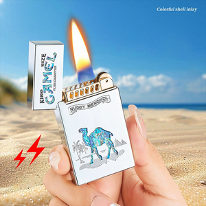 ZO8829 personnalisé métal rétro kérosène briquet cadeaux d'affaires Beise Langsheng couleur fumer accessoires en gros - Product Image 2