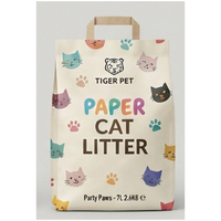 Litière pour chat en papier pour peaux sensibles, hypoallergénique, non parfumée, à base de plantes