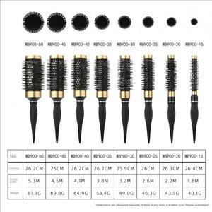 Nouveau peigne de roulement de cheveux bouclés peigne de style pour hommes air bangs style positionnement peigne coiffure - Product Image 5