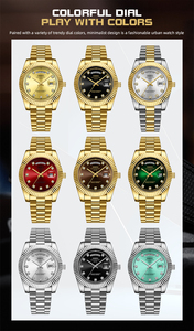 Montre à quartz pour homme NIBOSI 2627, luxe, affaire, acier inoxydable, aiguilles lumineuses, étanche, date, calendrier, montre-bracelet pour homme, Reloj - Product Image 6