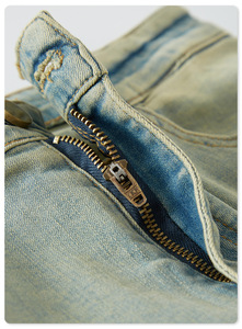 Otoño e Invierno <span class=keywords><strong>2022</strong></span> amarillo Mud Split venta al por mayor a granel China ropa barata moda Biker Strech personalizado hombres Skinny Denim Jeans - Product Image 6