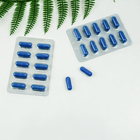 Etiqueta OEM Maca Endurance Prostate Agrandar Suplemento de hierbas 10 cápsulas Especificaciones Fórmula personalizada Fertility Blue Pills para hombres