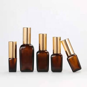 Tan foncé carré huile essentielle vaporisateur pressé bouteille chèvrefeuille compte-gouttes voyage portable distributeur bouteille de parfum - Product Image 6
