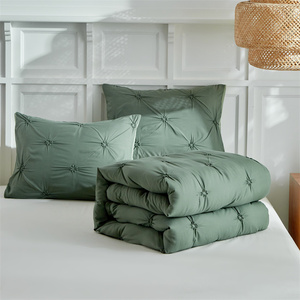 Ensemble de <span class=keywords><strong>couette</strong></span> torsadé grosse <span class=keywords><strong>couette</strong></span> 3 pièces linge de lit emballage sous vide <span class=keywords><strong>Amazon</strong></span> FBA ensemble de <span class=keywords><strong>couette</strong></span> léger en microfibre solide en gros - Product Image 5