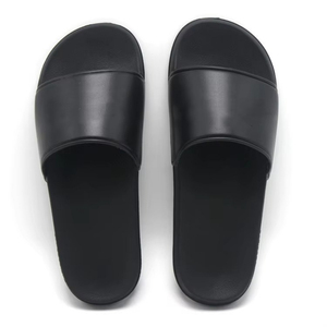 2026 <strong>Black</strong> Slide <strong>Slippers</strong> Printing Custom <strong>Slippers</strong> Wholesale Blank Sublimation Eva Unisex Beach Plain Rubber Slide Sandal - Product Image 1