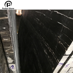 Venta directa de fábrica de Galaxy de mármol negro de plata mármol <span class=keywords><strong>Portoro</strong></span> Losa - Product Image 5