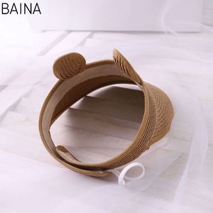 Children <b>Straw</b> <b>Hat</b> Casual Shade Sunscreen Kids Beach Sun <b>Hats</b> Visors Cap - Product Image 5