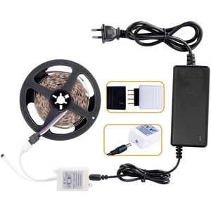 ไฟแถบ LED RGB 5M DC12V พร้อมรีโมทคอนโทรลสำหรับใช้ภายในและภายนอกอาคาร - Product Image 2