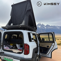 HW-001 KIMSEY Tente de toit pliable pour voyage, auvent latéral, tente de toit rigide personnalisée pour 4x4