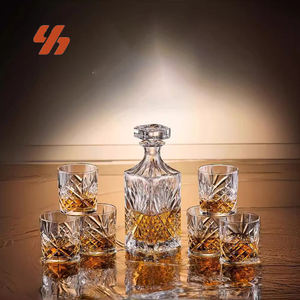 เซ็ตของขวัญวิสกี้5ชิ้นพร้อมแว่นตาสำหรับผู้ชายและผู้หญิงสำหรับวอดก้าไวน์วิสกี้เหล้าบูร์บงของขวัญคริสต์มาส - Product Image 1