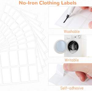 Etiquetas de <span class=keywords><strong>nombre</strong></span>, etiquetas con <span class=keywords><strong>marcador</strong></span> de tela permanente para Hogar de Ancianos, etiquetas de tela para lavadora de guardería, etiquetas de <span class=keywords><strong>ropa</strong></span> para lavandería - Product Image 3