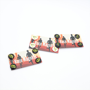 Tự làm cuộc đua số số nam châm BIB Clip chạy đua số nam châm đua yếm nam châm Marathon nút từ tính với thẻ miễn phí - Product Image 4