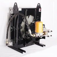 Refroidisseur d'huile hydraulique de la série HM-DLXH, pompe à huile intégrée, échangeur de chaleur de haute qualité, vente directe d'usine