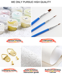 Popular 40*50 paisaje marino pintura por números DIY pintura pintada a mano por Numberkit decoración del hogar para adultos