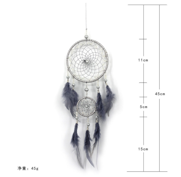 Простой дизайн с изображением ловца снов с серым ловец снов с двумя дисковыми мечта ловушки для продажи