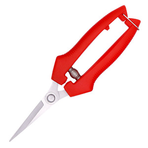 Red Bypass Pruning Shears Stainless Steel Blade For Garden Fruit Tree Bonsai Trimming Right Hand Use - Product Image 2