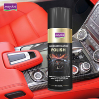 Cire de polissage pour tableau de bord 450ml Spray pour tableau de bord de voiture avec parfum nettoyant pour tableau de bord pour voitures
