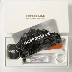 HK8 PRO MAX Ultra Amoled 2.12 inç akıllı saat BT çağrı Relogio Montres Reloj Inteligente Hk8 Pro Ultra Max Smartwatch