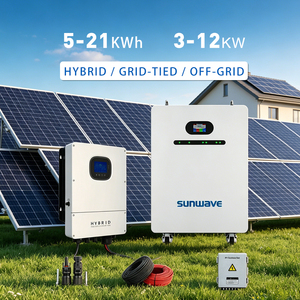 Sistema de Energía Solar para el Hogar Sunwave con Alta Eficiencia de 5KW 10KW, Maximiza el Consumo Propio, Ideal para Uso Residencial - Product Image 1