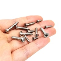 Kit de 100 micro-vis autotaraudeuses pour bois, pour voitures miniatures, produits électroniques, téléphones, M1.2 M1.4 M1.7 M2 M3 M4, en acier inoxydable 304