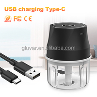 Rechargeable, mini hachoir à légumes électrique, hachoir à aliments, trancheuse à ail, légumes, salade, laitue, broyeur de piment, tomate